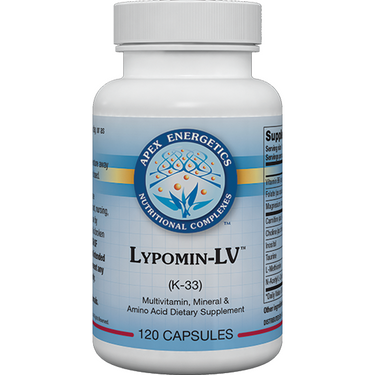Lypomin-LV (K33) - Apex Energetics - Biliary and Gallbladder Support